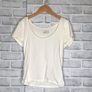 White Abercrombie and Fitch Crop Top